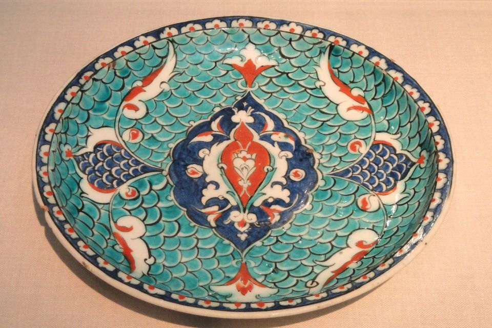 Hand-painted Turkish ceramics