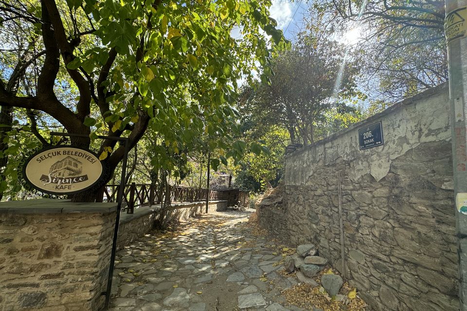 Stone lane in Şirince village